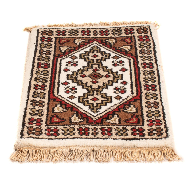 Alfombra oriental - 60 x 40 cm - beige