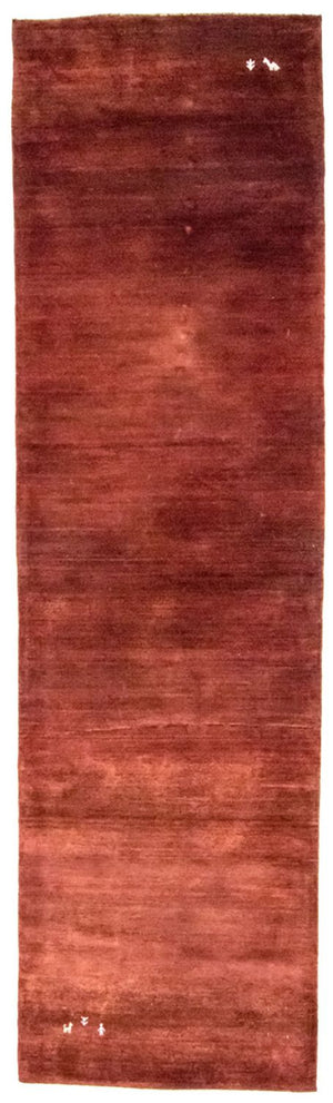 Alfombra de pasillo Alfombra Gabbeh - Loribaft Persa - 280 x 81 cm - marrón