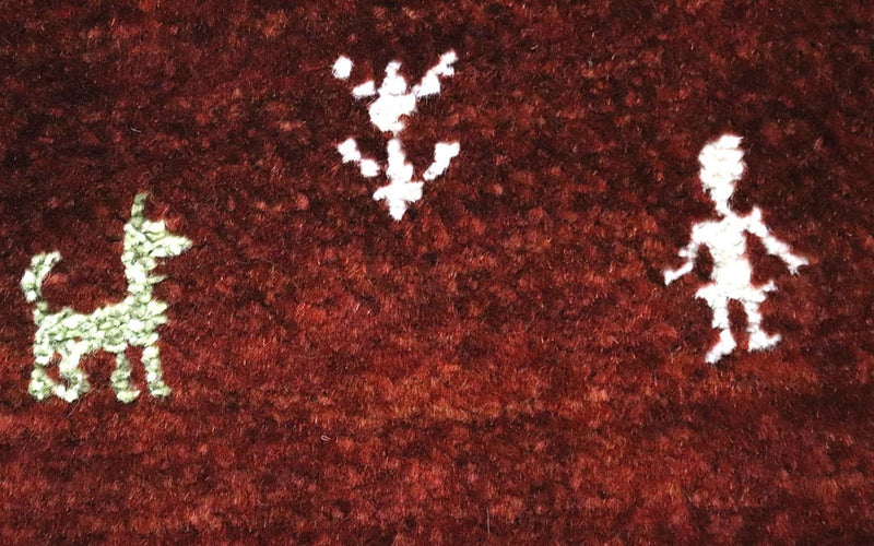Alfombra de pasillo Alfombra Gabbeh - Loribaft Persa - 280 x 81 cm - marrón