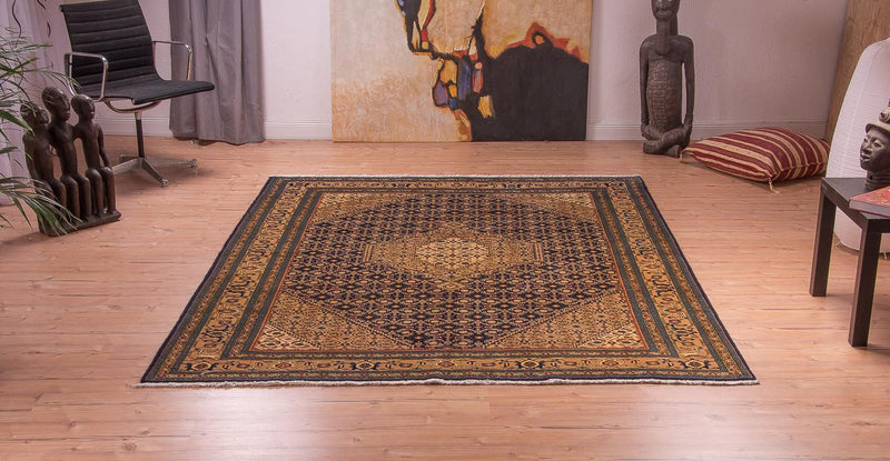 Alfombra persa - Nómada - 256 x 195 cm - azul
