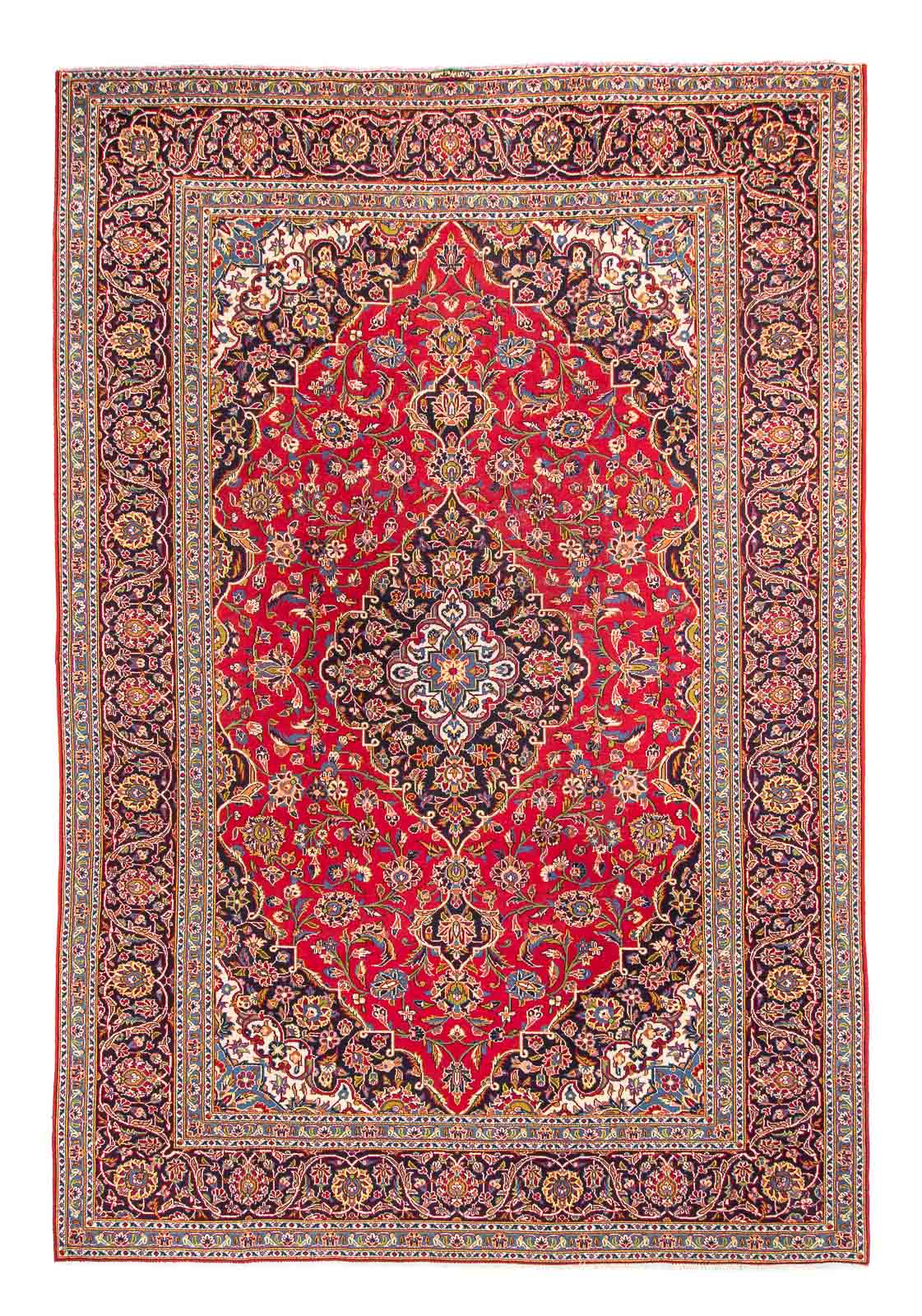 Alfombra persa - Keshan - 346 x 243 cm - rojo