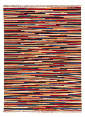 Alfombra Kelim - Tendencia - 206 x 148 cm - multicolor