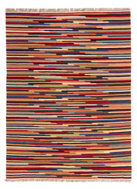 Alfombra Kelim - Tendencia - 206 x 148 cm - multicolor