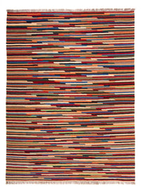 Alfombra Kelim - Tendencia - 202 x 147 cm - multicolor