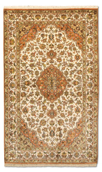 Alfombra de seda - Seda de Cachemira - 160 x 95 cm - beige