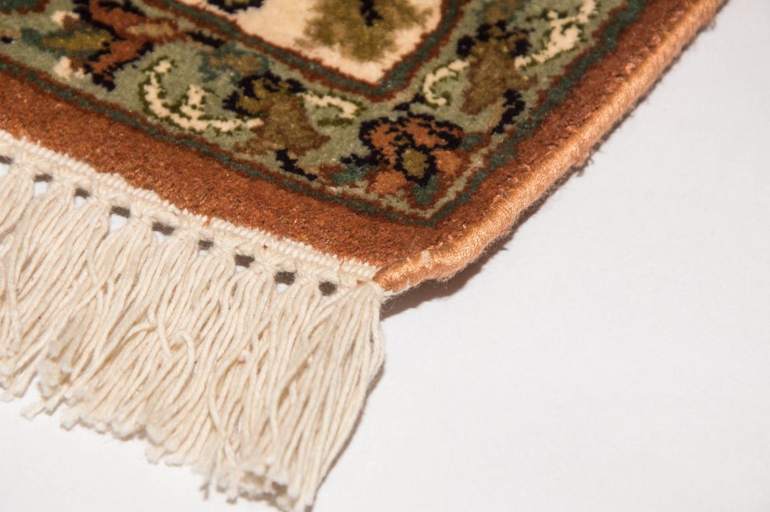 Alfombra de seda - Seda de Cachemira - 160 x 95 cm - beige