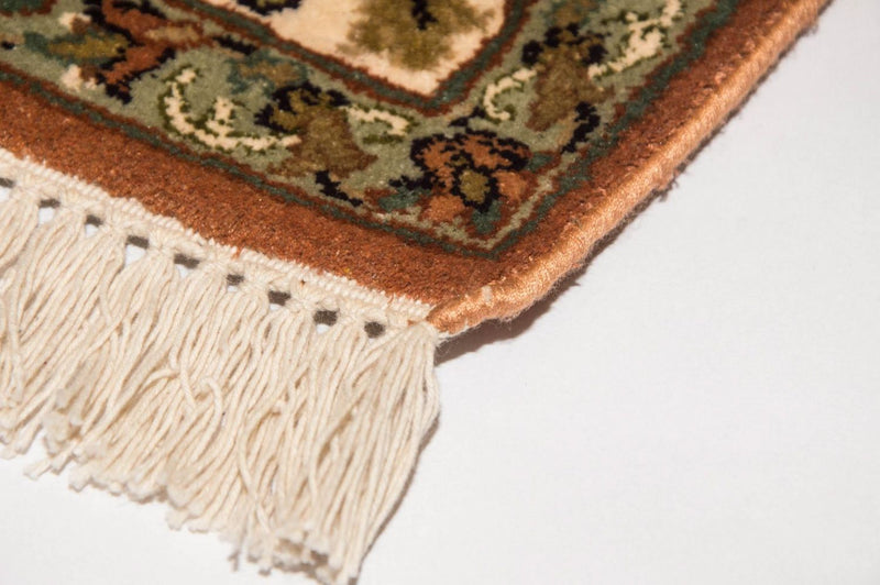 Alfombra de seda - Seda de Cachemira - 160 x 95 cm - beige