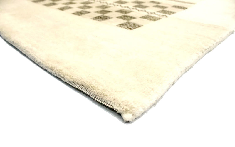 Alfombra Gabbeh - Loribaft Persa - 199 x 142 cm - beige