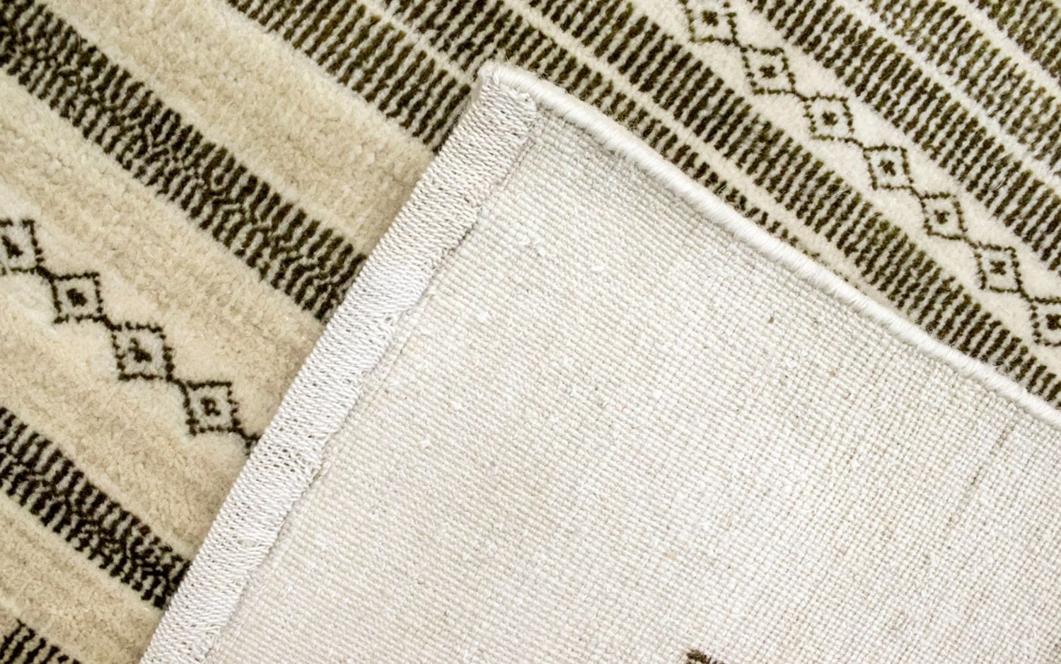 Alfombra Gabbeh - Loribaft Persa - 199 x 142 cm - beige