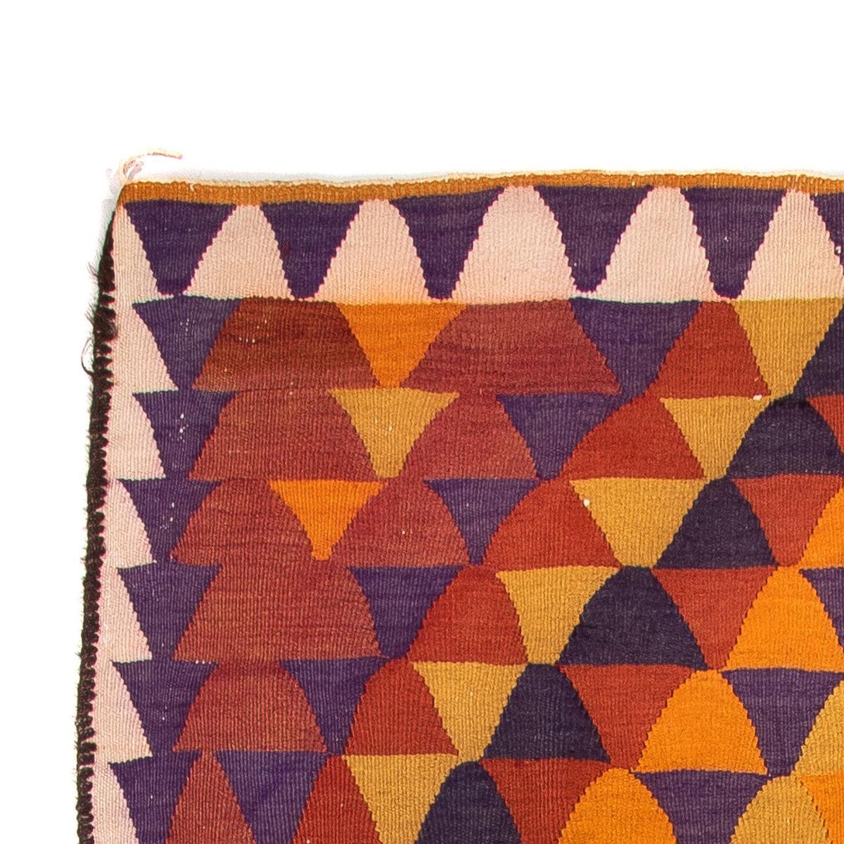 Alfombra de pasillo Alfombra Kelim - Antigua - 310 x 150 cm - multicolor