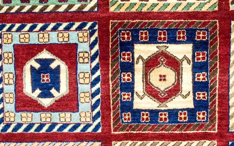 Alfombra Gabbeh - Loribaft Persa - 303 x 197 cm - multicolor
