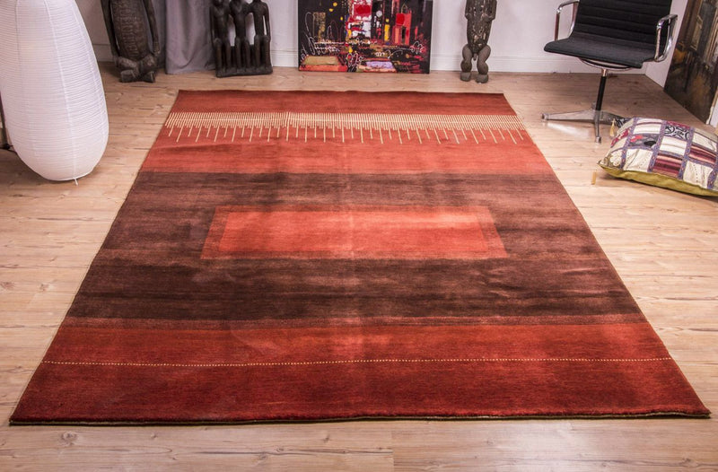Alfombra Gabbeh - Loribaft Persa - 292 x 200 cm - multicolor