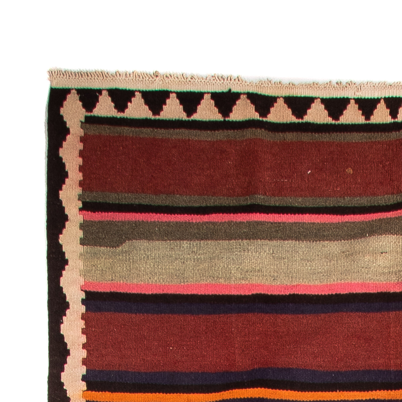 Kilim antiguo Alfombra 360x140cm