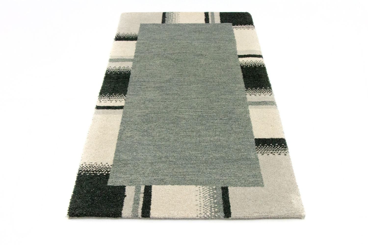 Alfombra Gabbeh - Indus - 141 x 72 cm - plata