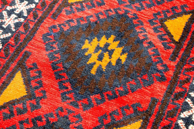Alfombra Belutsch - 136 x 76 cm - rojo