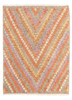 Alfombra Kelim - Splash - 200 x 155 cm - multicolor
