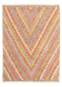 Alfombra Kelim - Splash - 200 x 155 cm - multicolor