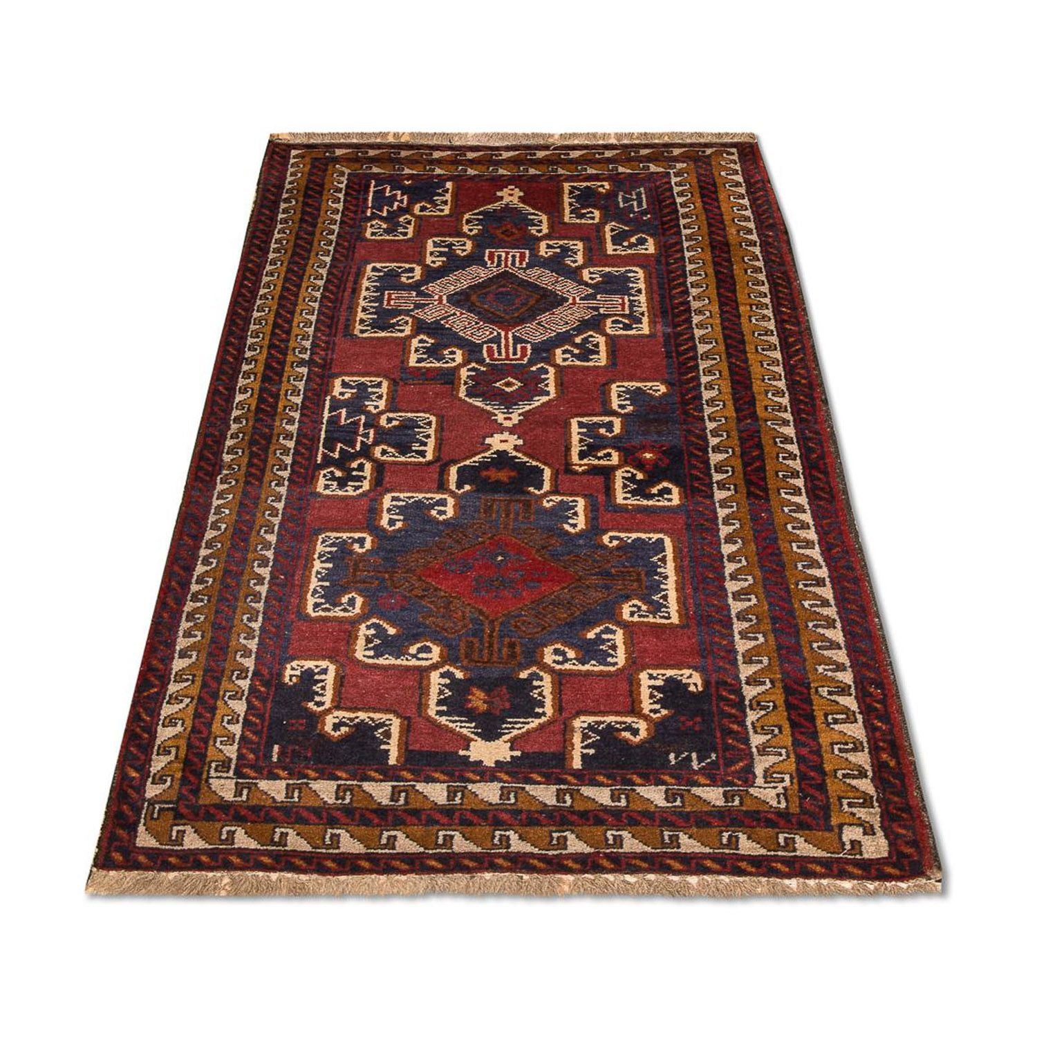 Alfombra Belutsch - 147 x 82 cm - azul