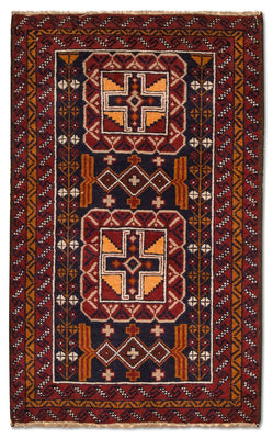 Alfombra Belutsch - 126 x 77 cm - multicolor