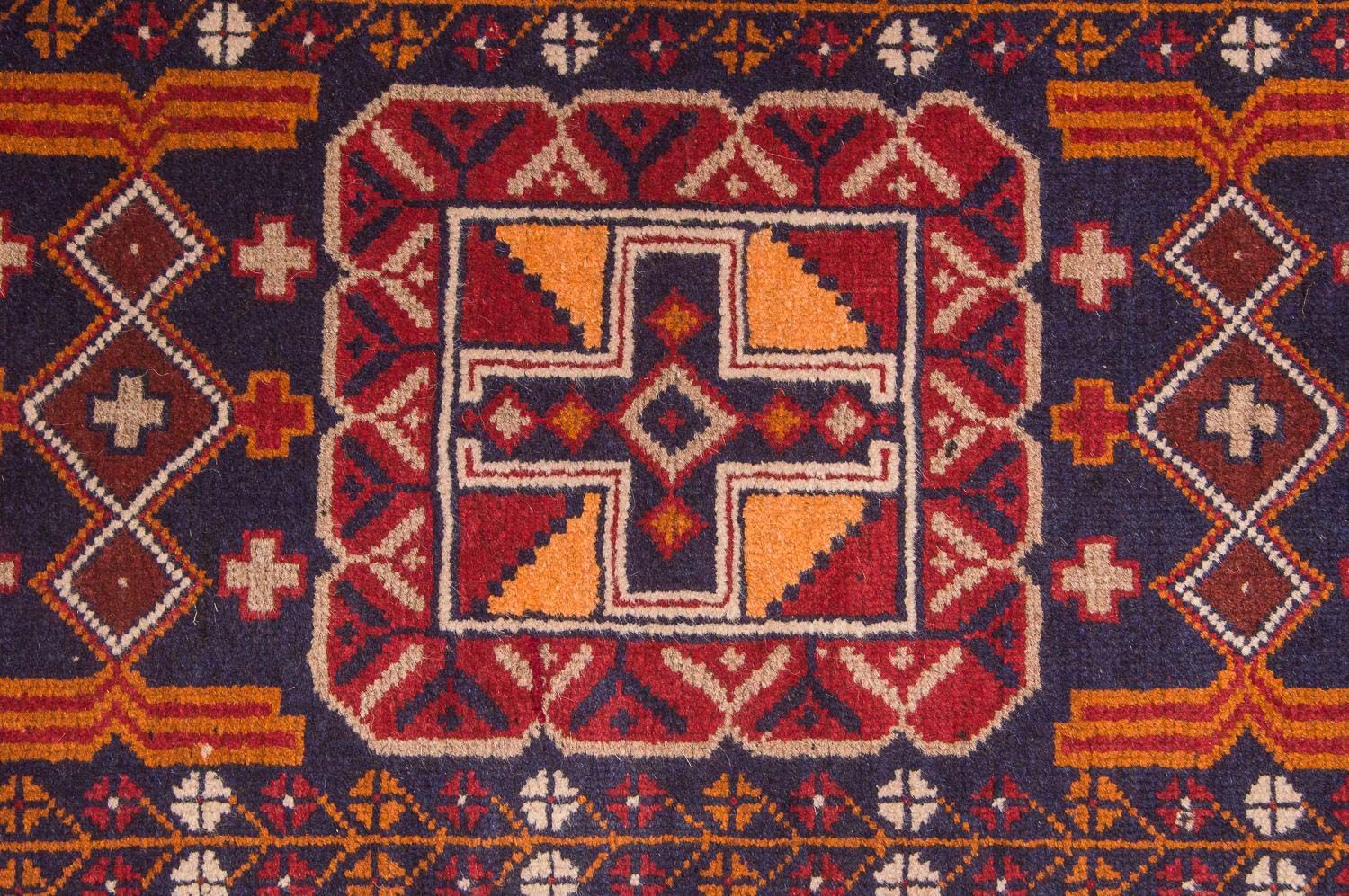 Alfombra Belutsch - 126 x 77 cm - multicolor