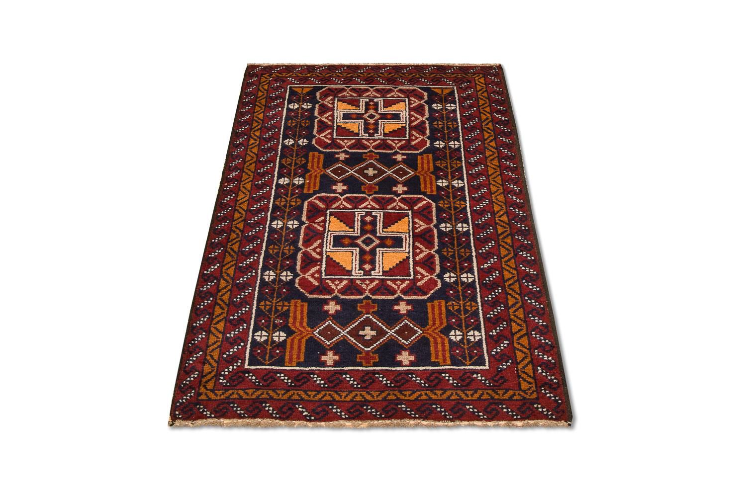 Alfombra Belutsch - 126 x 77 cm - multicolor