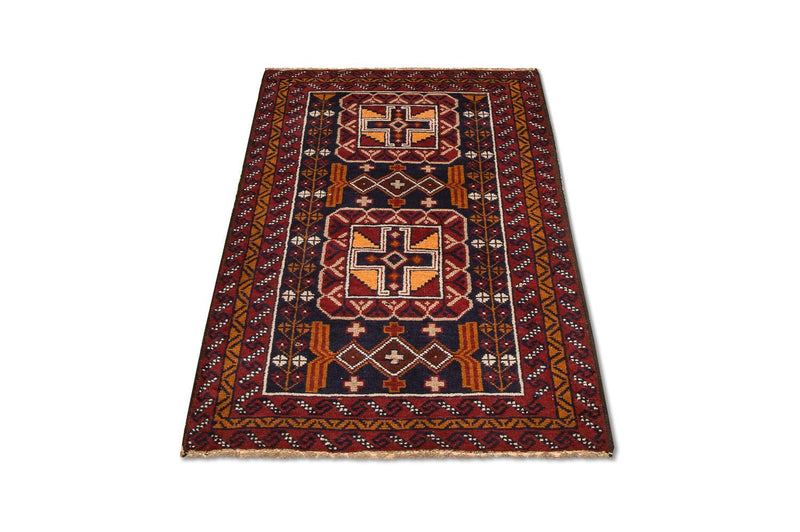Alfombra Belutsch - 126 x 77 cm - multicolor