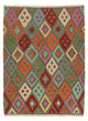 Kilim Maimana Alfombra 194x151cm - Alfombra de lana