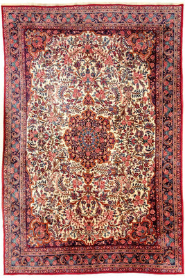 Alfombra persa - Ghom - 333 x 213 cm - beige