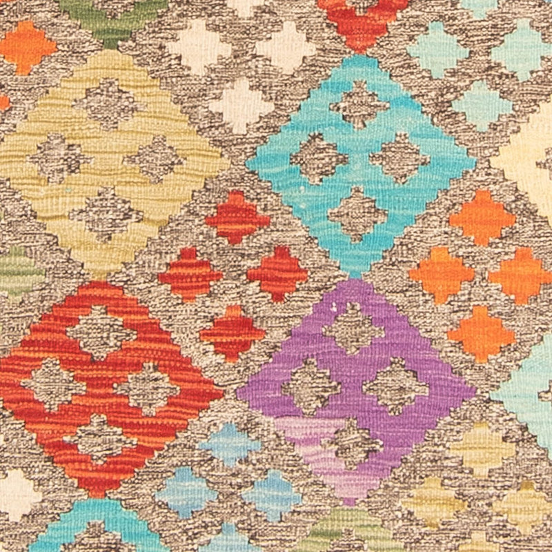 Alfombra Kelim - Splash - 206 x 155 cm - multicolor