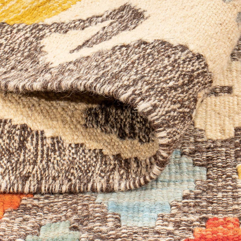 Alfombra Kelim - Splash - 189 x 154 cm - multicolor