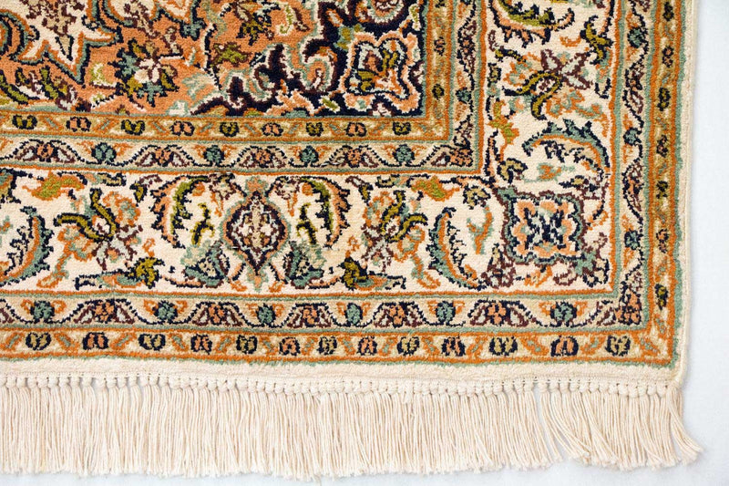Alfombra de seda - Seda de Cachemira - 149 x 89 cm - beige