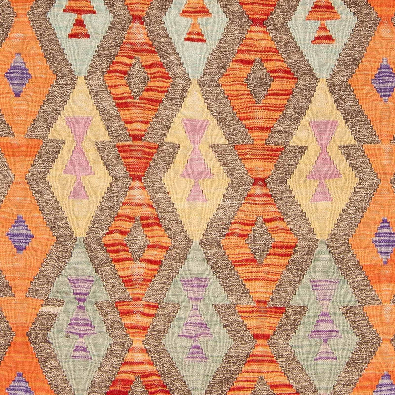 Alfombra Kelim - Splash - 207 x 155 cm - multicolor