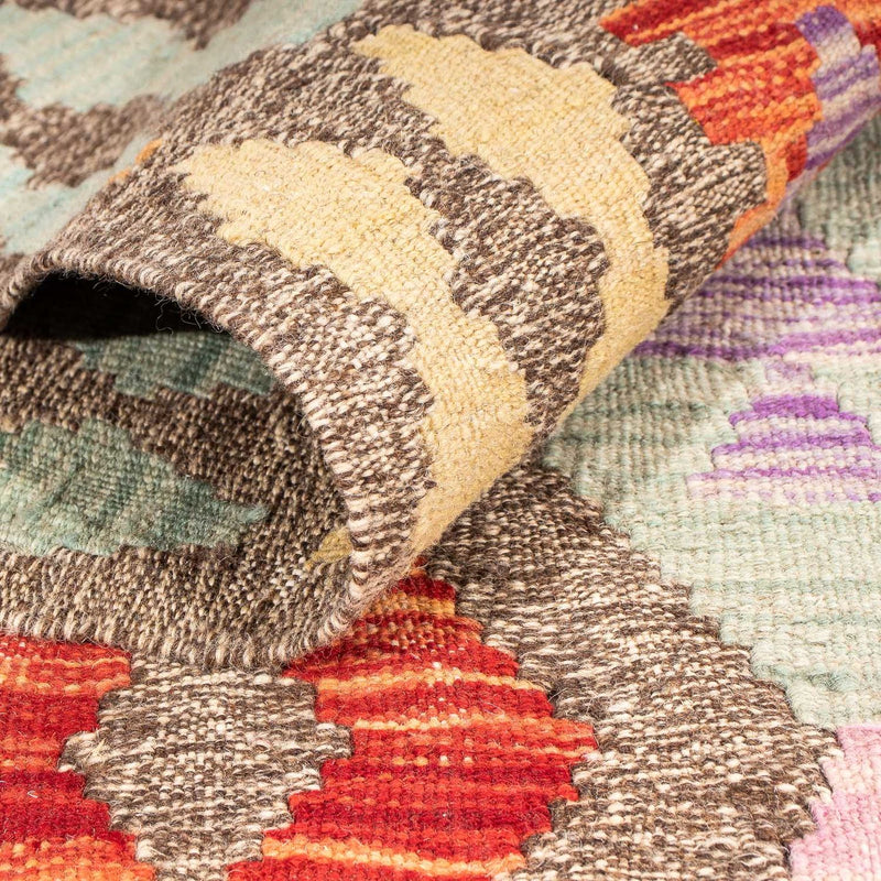 Alfombra Kelim - Splash - 207 x 155 cm - multicolor