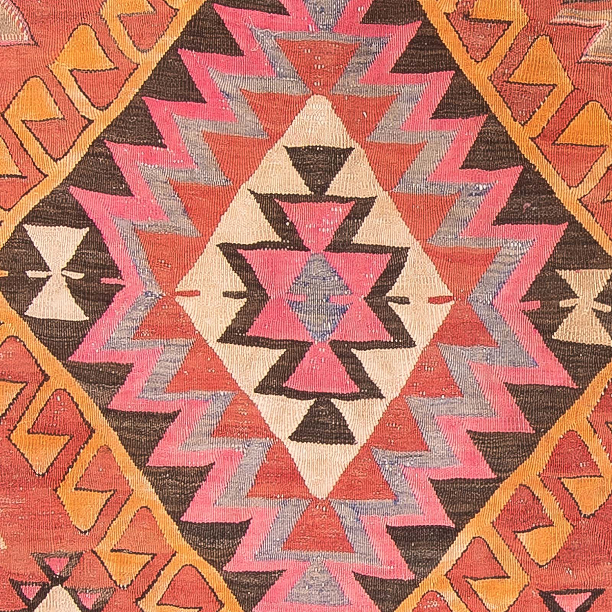 Kilim antiguo Alfombra 165x425cm