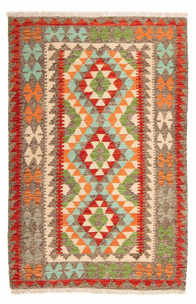 Alfombra Kelim - Splash - 148 x 97 cm - multicolor