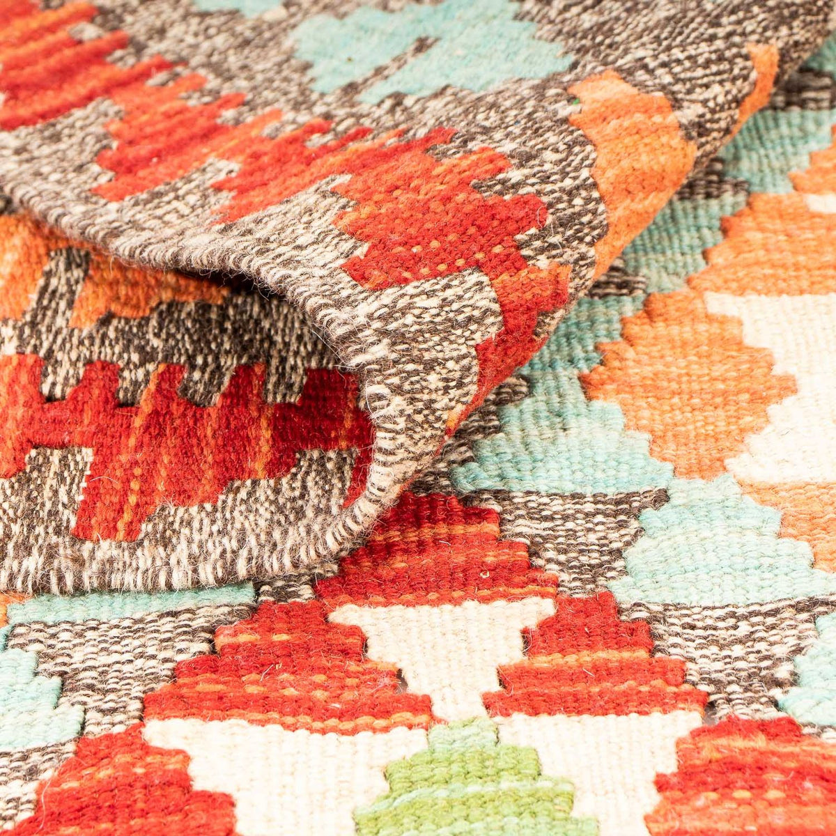 Alfombra Kelim - Splash - 148 x 97 cm - multicolor