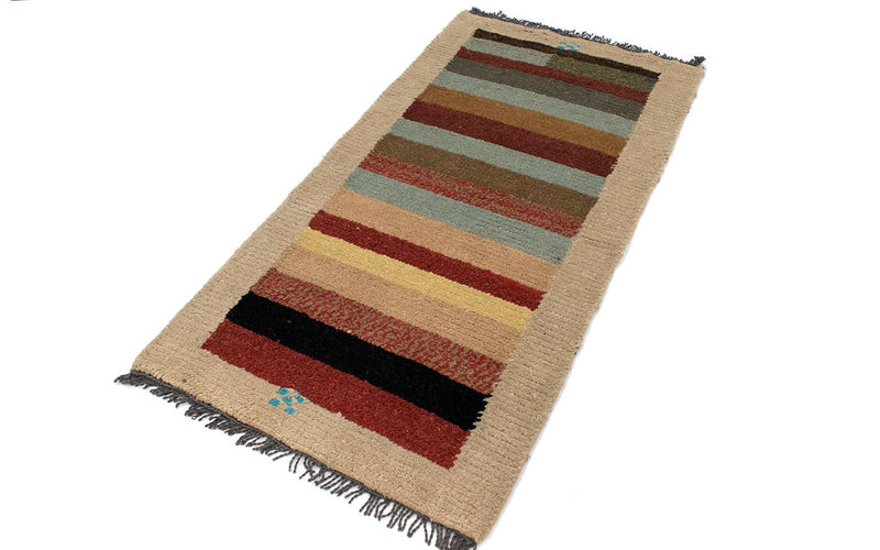 Alfombra de Nepal - 140 x 70 cm - multicolor