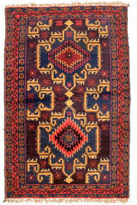 Alfombra Belutsch - 129 x 77 cm - multicolor