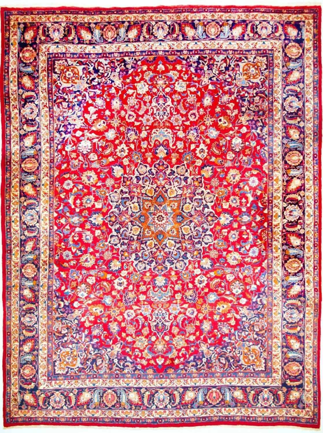Alfombra persa - Clásica - 396 x 293 cm - rojo