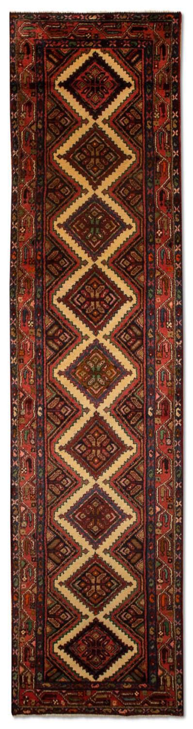 Alfombra de pasillo Alfombra persa - Nómada - 325 x 78 cm - marrón