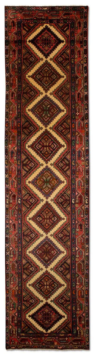 Alfombra de pasillo Alfombra persa - Nómada - 325 x 78 cm - marrón