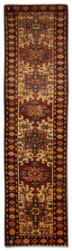 Alfombra de pasillo Alfombra persa - Nómada - 273 x 68 cm - rojo
