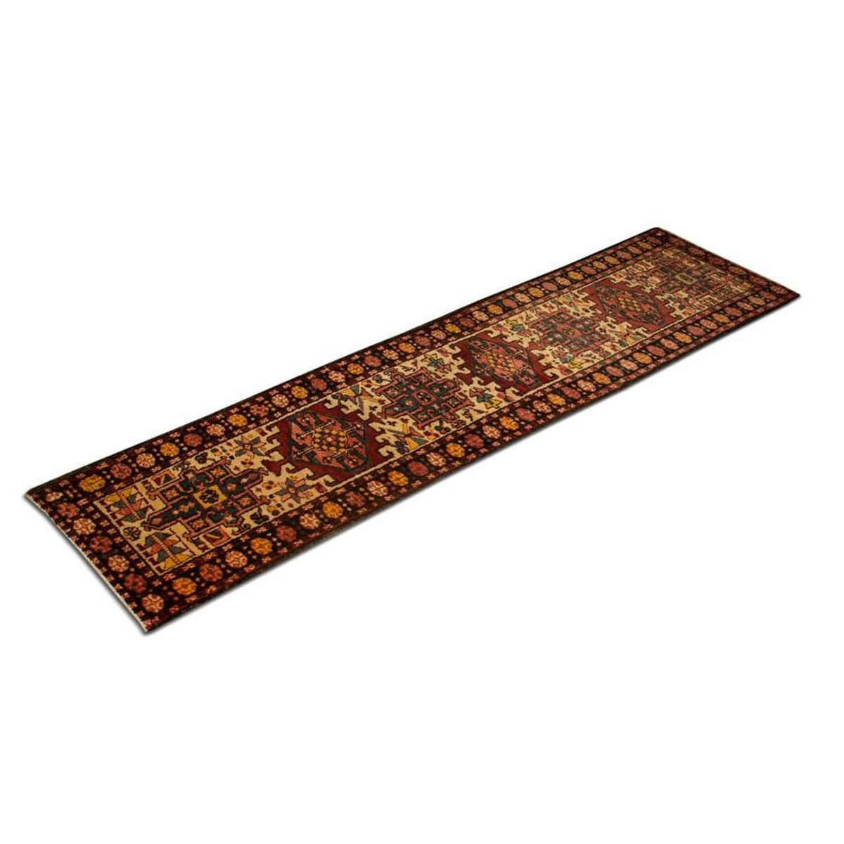 Alfombra de pasillo Alfombra persa - Nómada - 273 x 68 cm - rojo