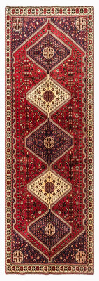 Alfombra de pasillo Alfombra persa - Nómada - 288 x 92 cm - rojo
