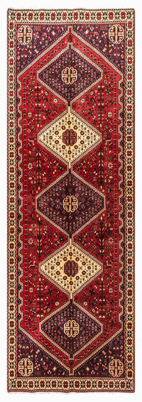 Alfombra de pasillo Alfombra persa - Nómada - 288 x 92 cm - rojo