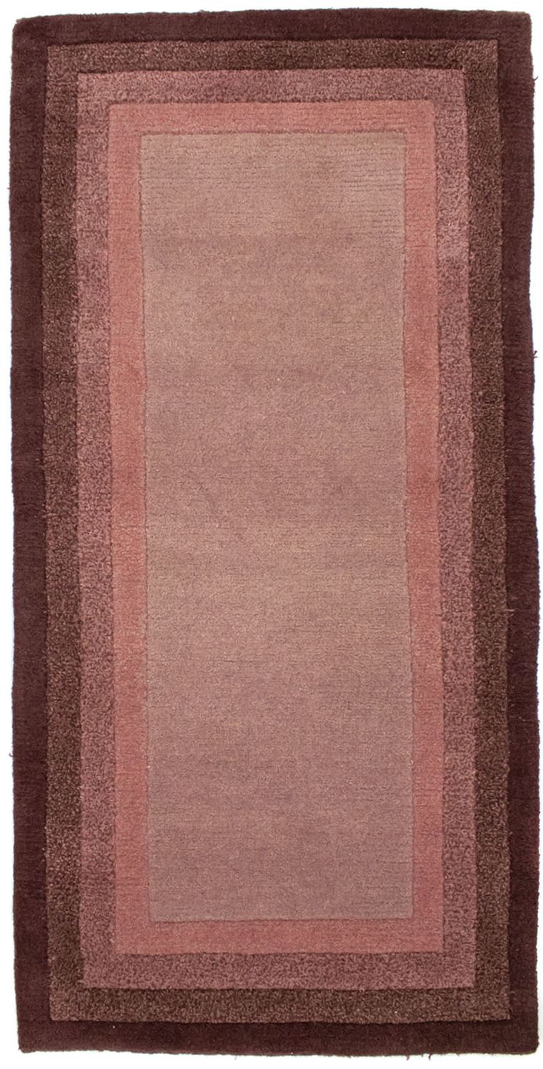 Alfombra de Nepal - 140 x 70 cm - púrpura