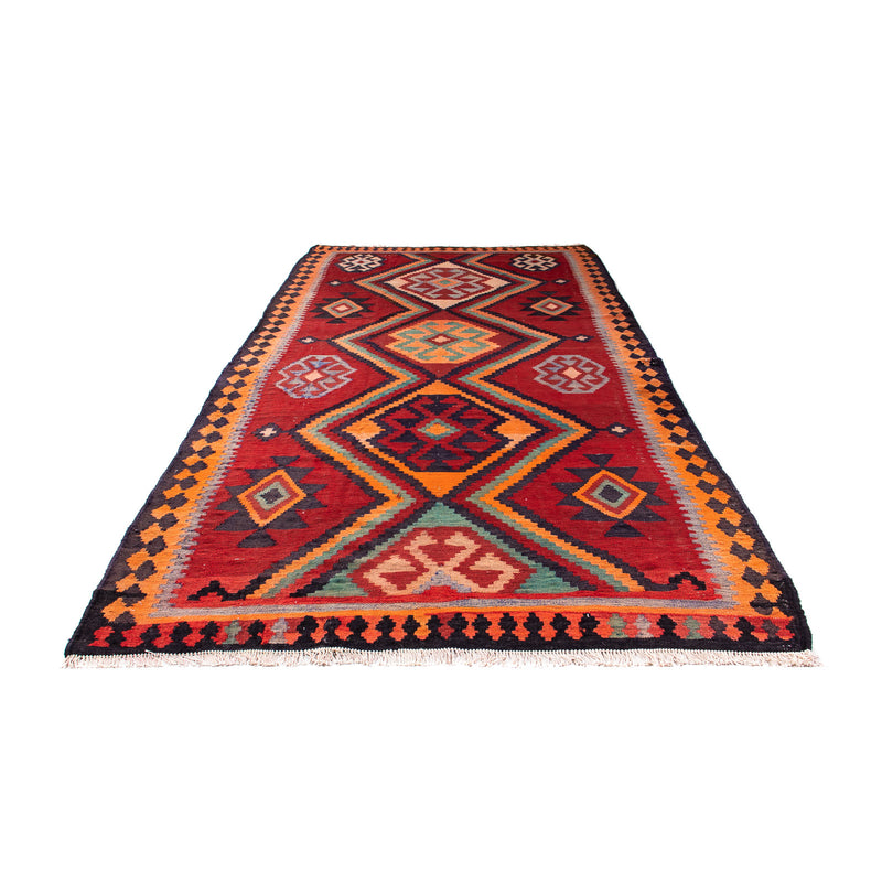 Alfombra de pasillo Alfombra Kelim - Antigua - 350 x 135 cm - multicolor