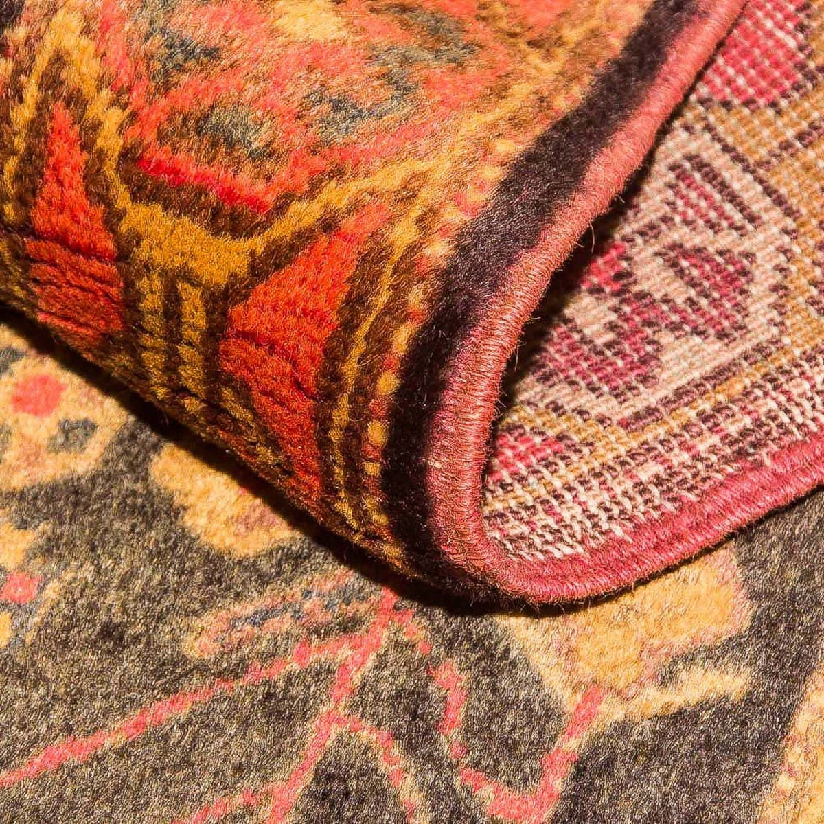 Alfombra de pasillo Alfombra persa - Nómada - 297 x 77 cm - azul oscuro