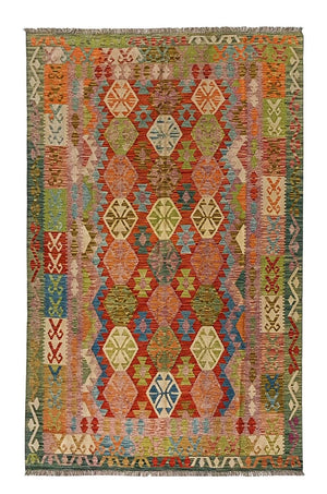 Alfombra Kelim - Splash - 300 x 206 cm - multicolor