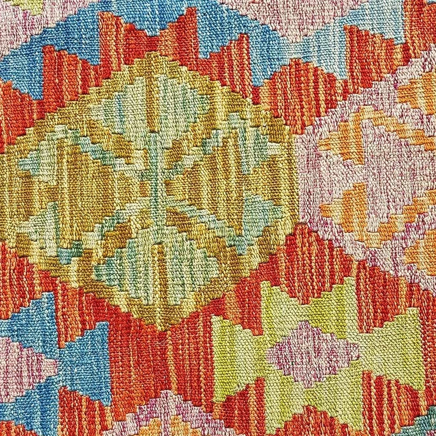 Alfombra Kelim - Splash - 300 x 206 cm - multicolor